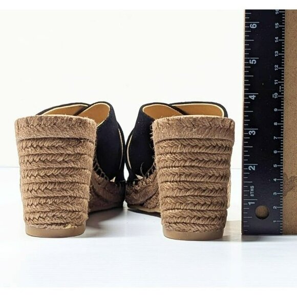 Splendid Women's Britt Square Toe Strap Espadrille Wedge Sandal Size 8 MSRP $150 - Picture 8 of 9